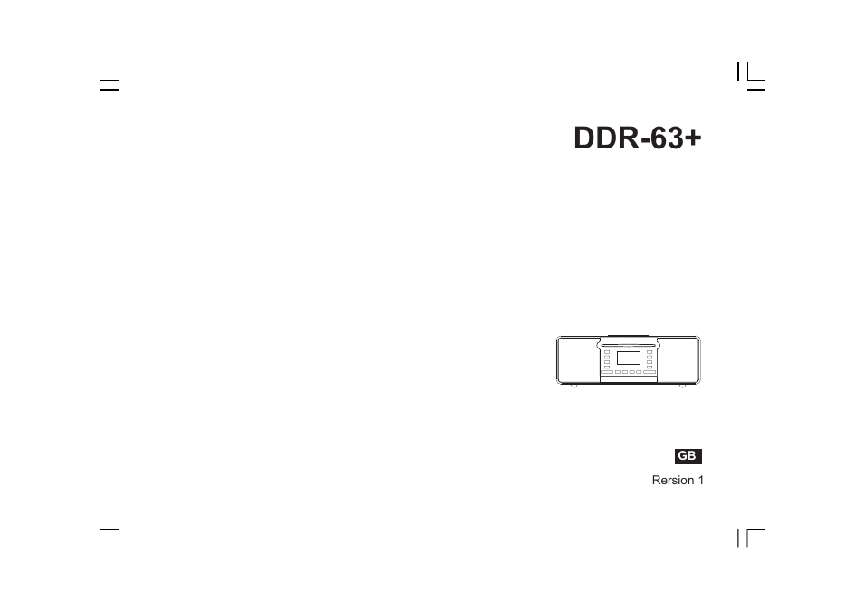 Sangean DDR-63+ (R1) User Manual | 107 pages