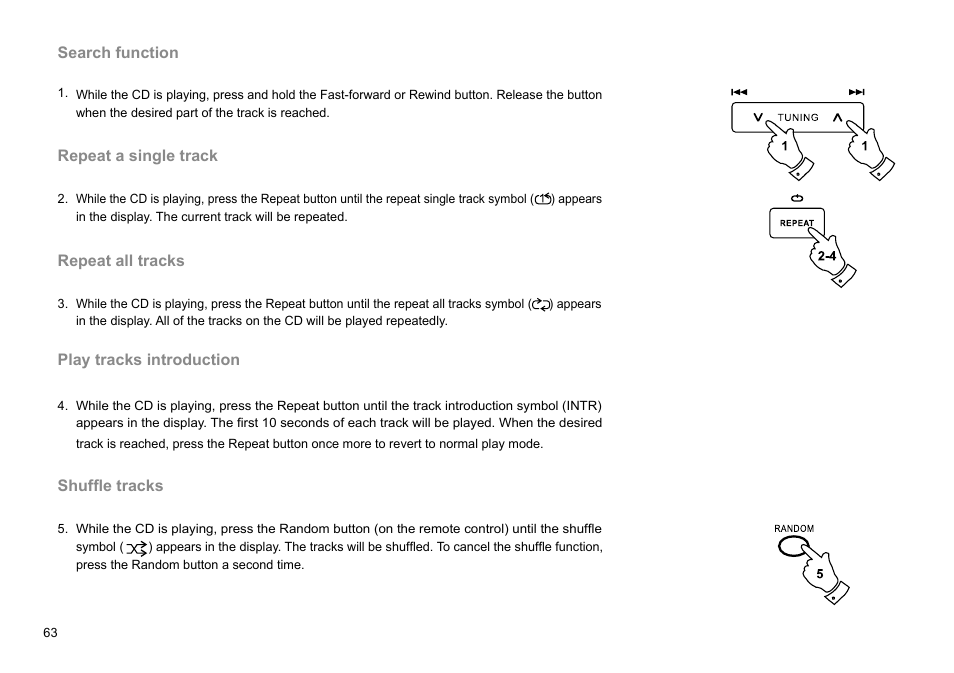 Sangean DDR-63+ (R1) User Manual | Page 64 / 107
