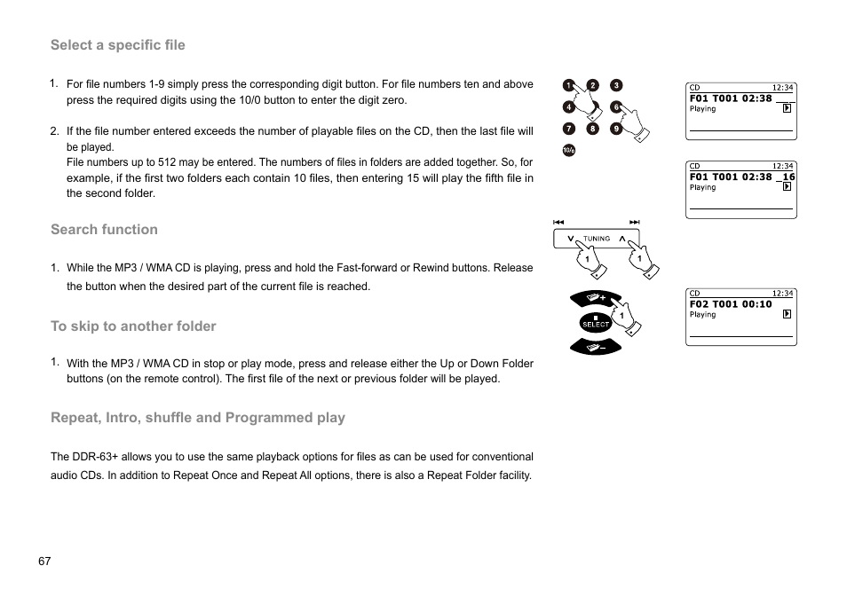 Sangean DDR-63+ (R1) User Manual | Page 68 / 107