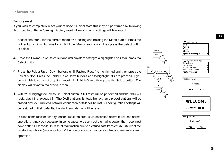 Information | Sangean DDR-63+ (R1) User Manual | Page 99 / 107