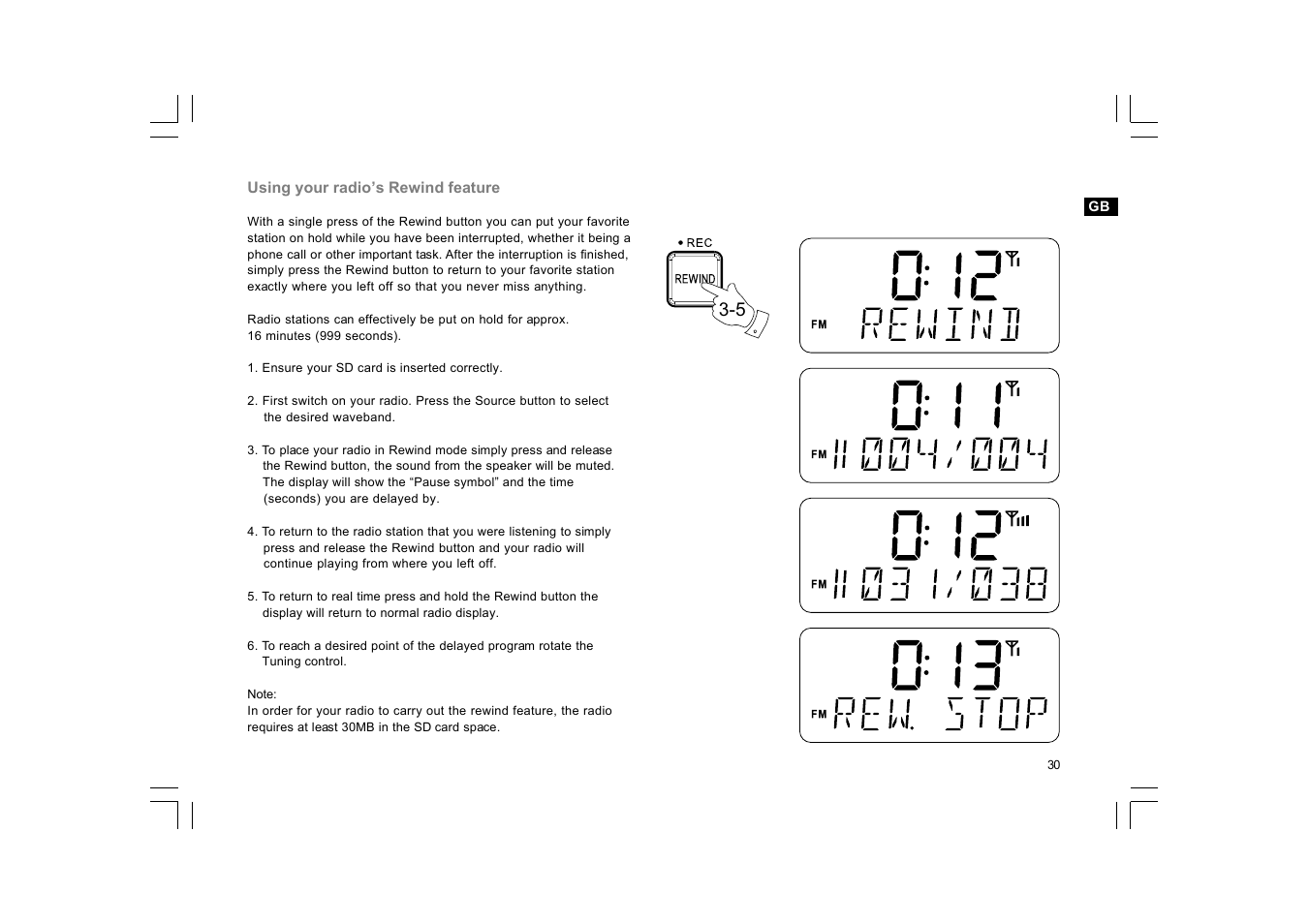 Sangean DCR-10 (V1) User Manual | Page 31 / 59