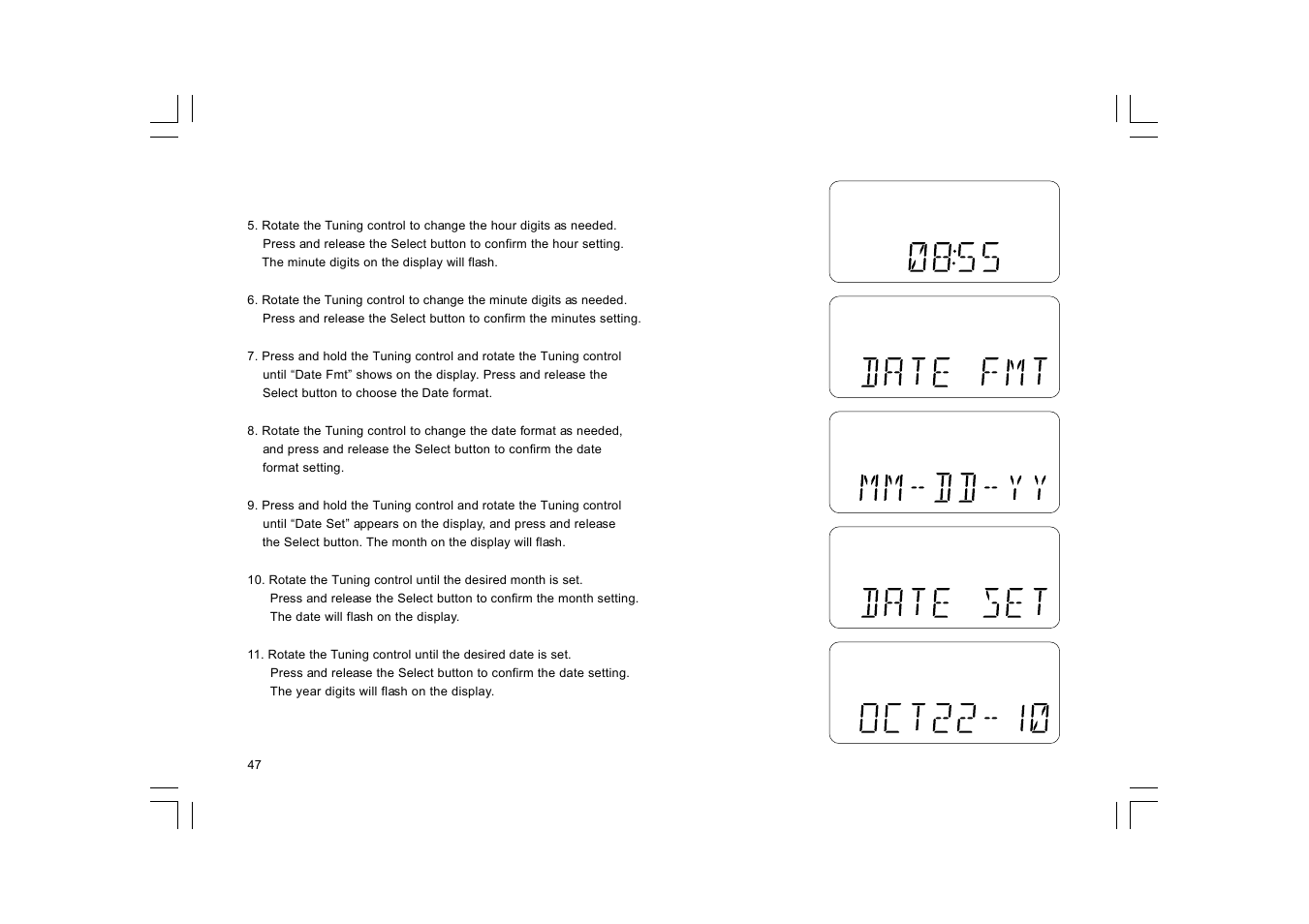Sangean DCR-10 (V1) User Manual | Page 48 / 59