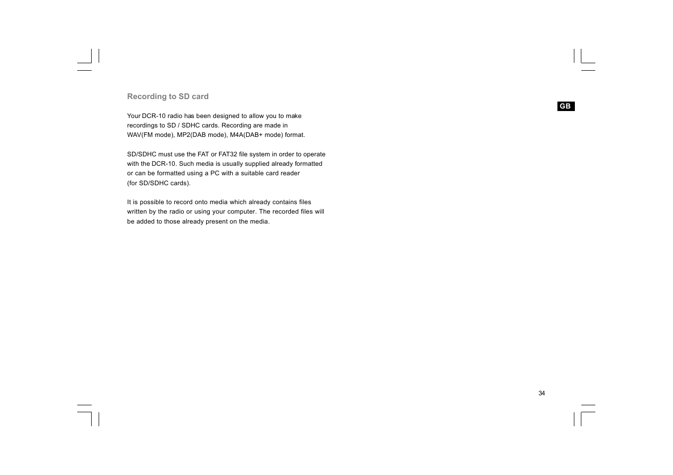 Sangean DCR-10 (R1) User Manual | Page 35 / 58