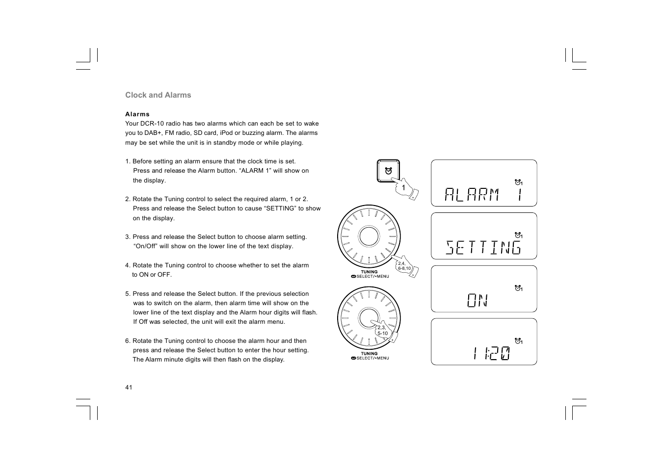 Sangean DCR-10 (R1) User Manual | Page 42 / 58