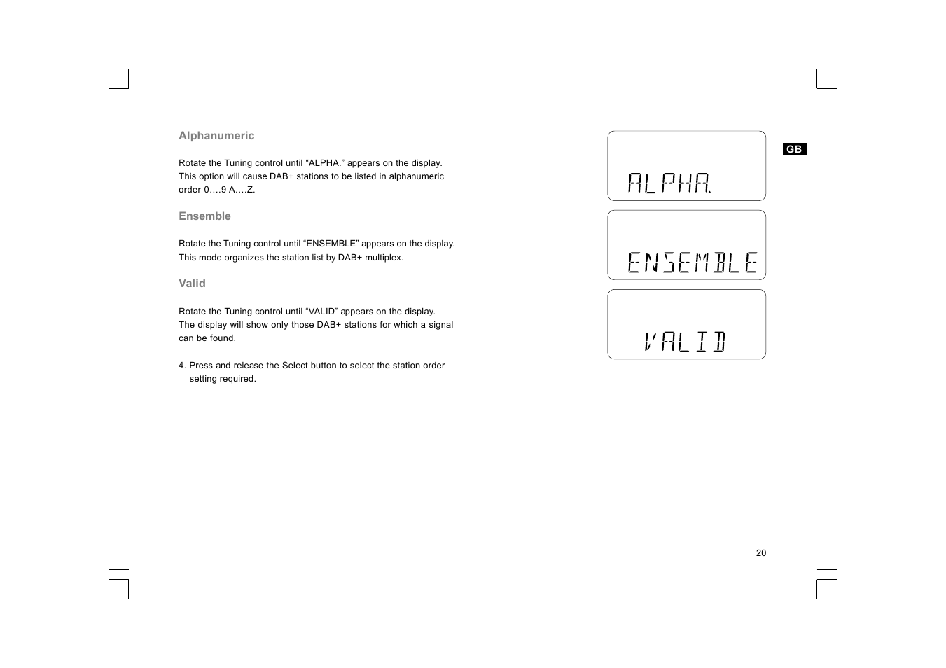Sangean DCR-10 (R2) User Manual | Page 21 / 58