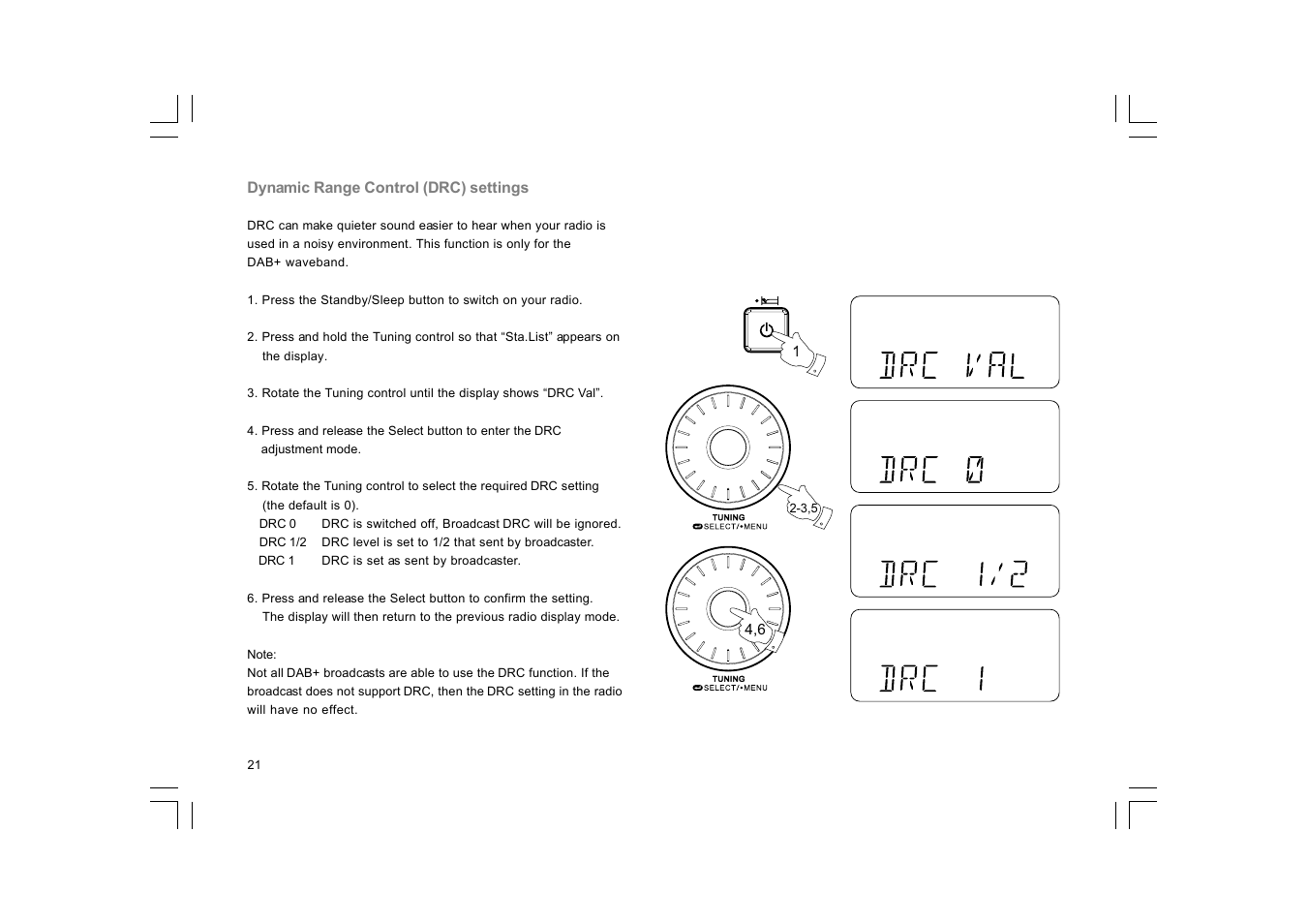 Sangean DCR-10 (R2) User Manual | Page 22 / 58
