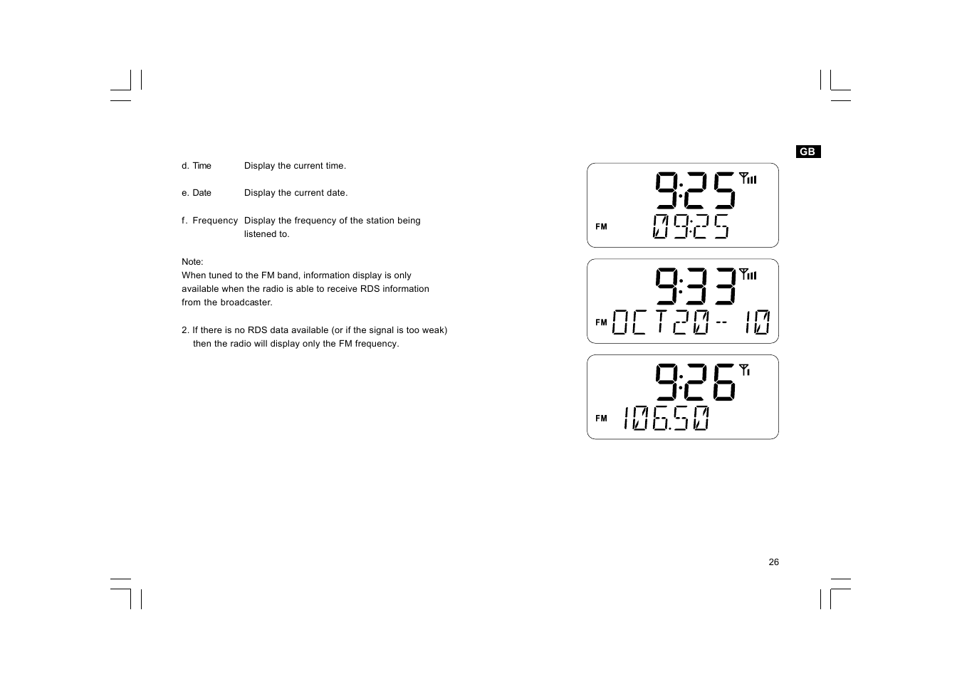 Sangean DCR-10 (R2) User Manual | Page 27 / 58