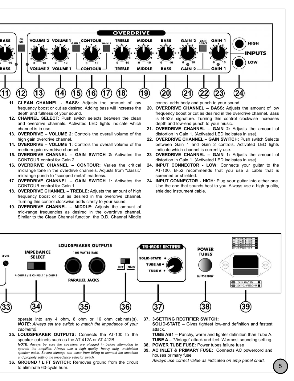 ETI Sound Systems, INC AT-100 User Manual | Page 6 / 8