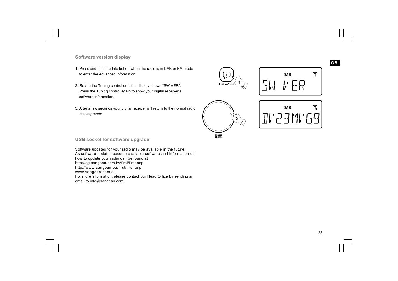 Sangean DCR-200 (R1) User Manual | Page 39 / 40