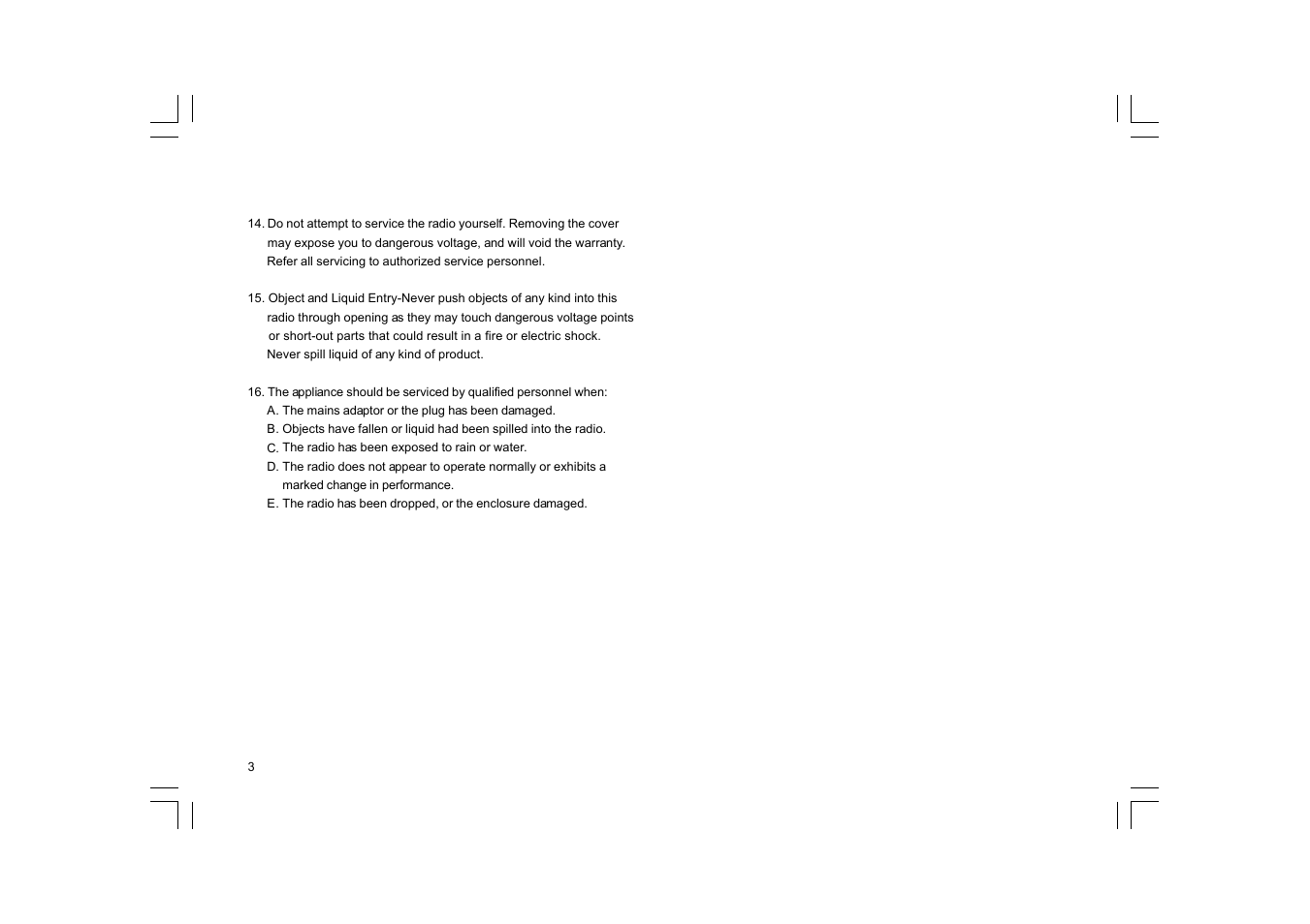 Sangean DCR-200 (R1) User Manual | Page 4 / 40