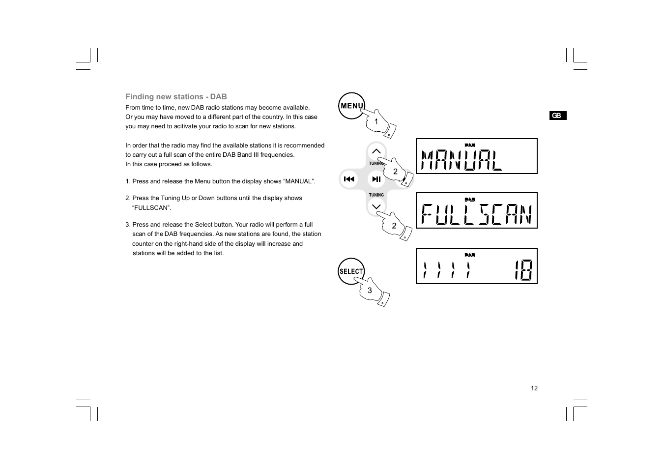 Sangean DDR-33+ (R1) User Manual | Page 13 / 41