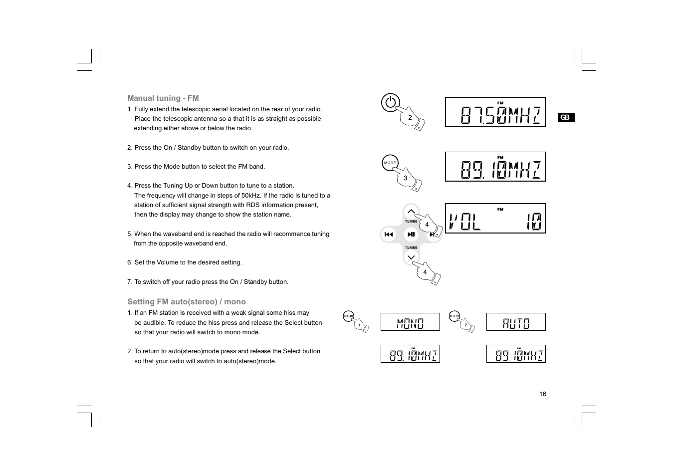Sangean DDR-33+ (R1) User Manual | Page 17 / 41