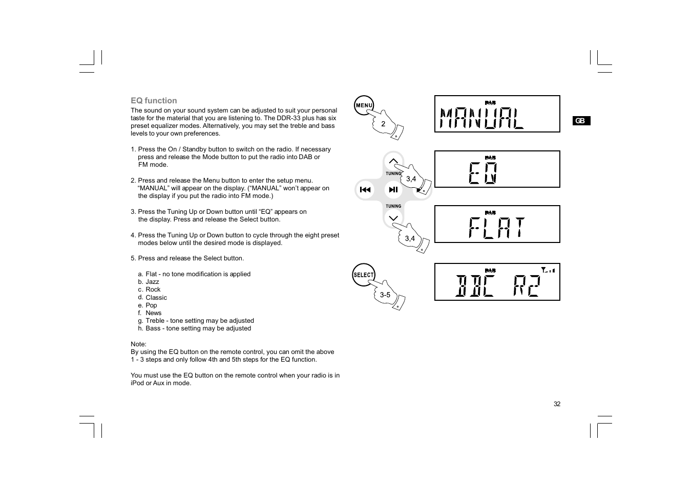 Sangean DDR-33+ (R1) User Manual | Page 33 / 41