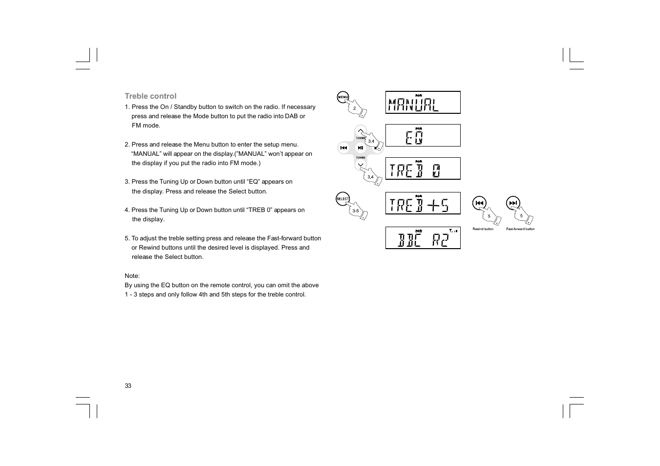 Sangean DDR-33+ (R1) User Manual | Page 34 / 41