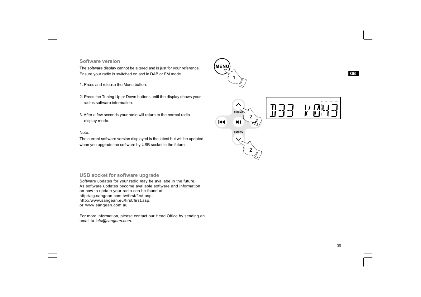 Sangean DDR-33+ (R1) User Manual | Page 37 / 41