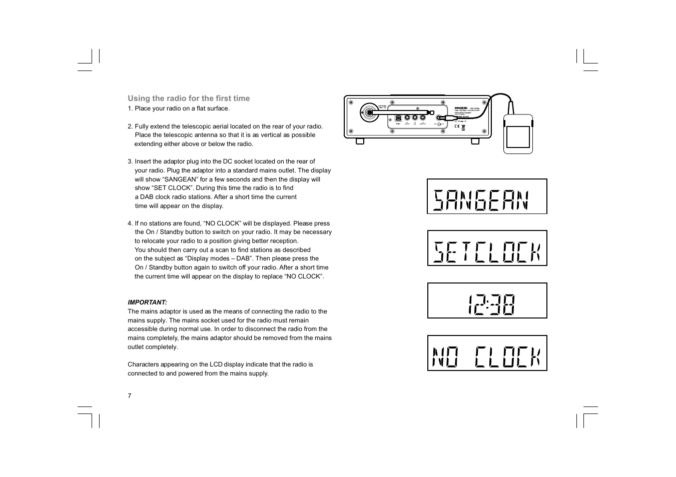 Sangean DDR-33+ (R1) User Manual | Page 8 / 41