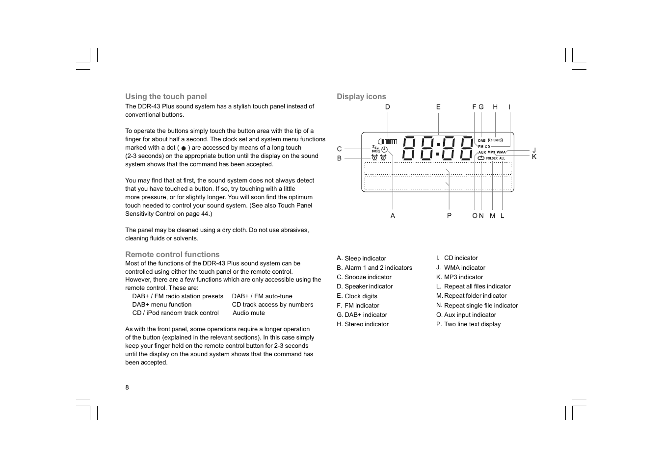 Sangean DDR-43+ (R1) User Manual | Page 10 / 49