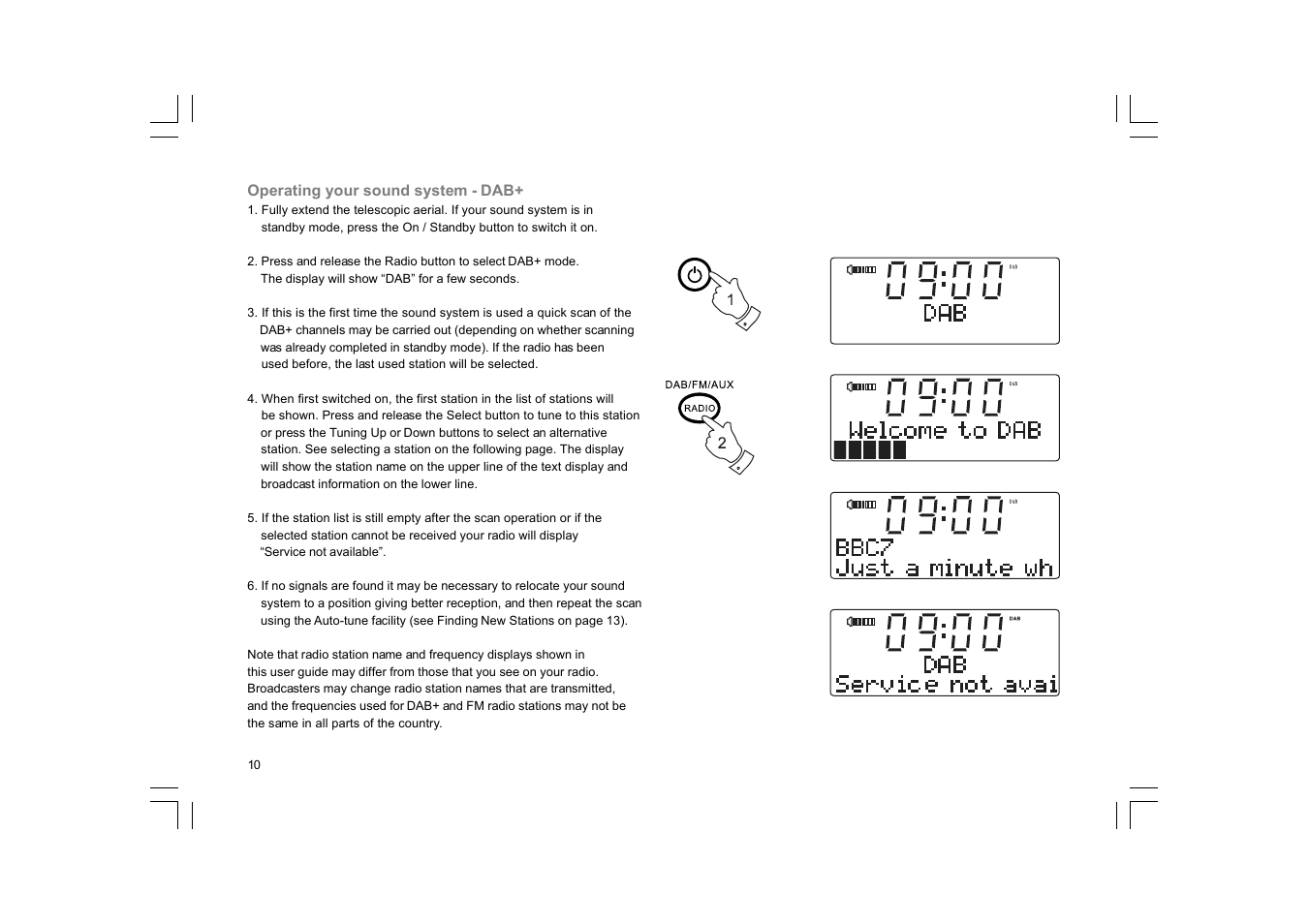 Sangean DDR-43+ (R1) User Manual | Page 12 / 49