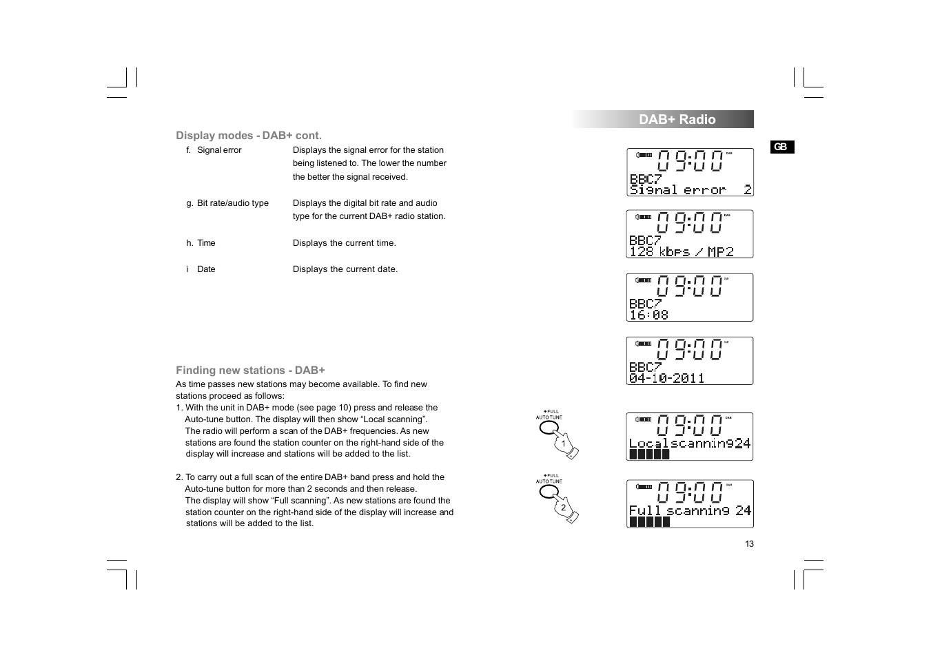 Sangean DDR-43+ (R1) User Manual | Page 15 / 49
