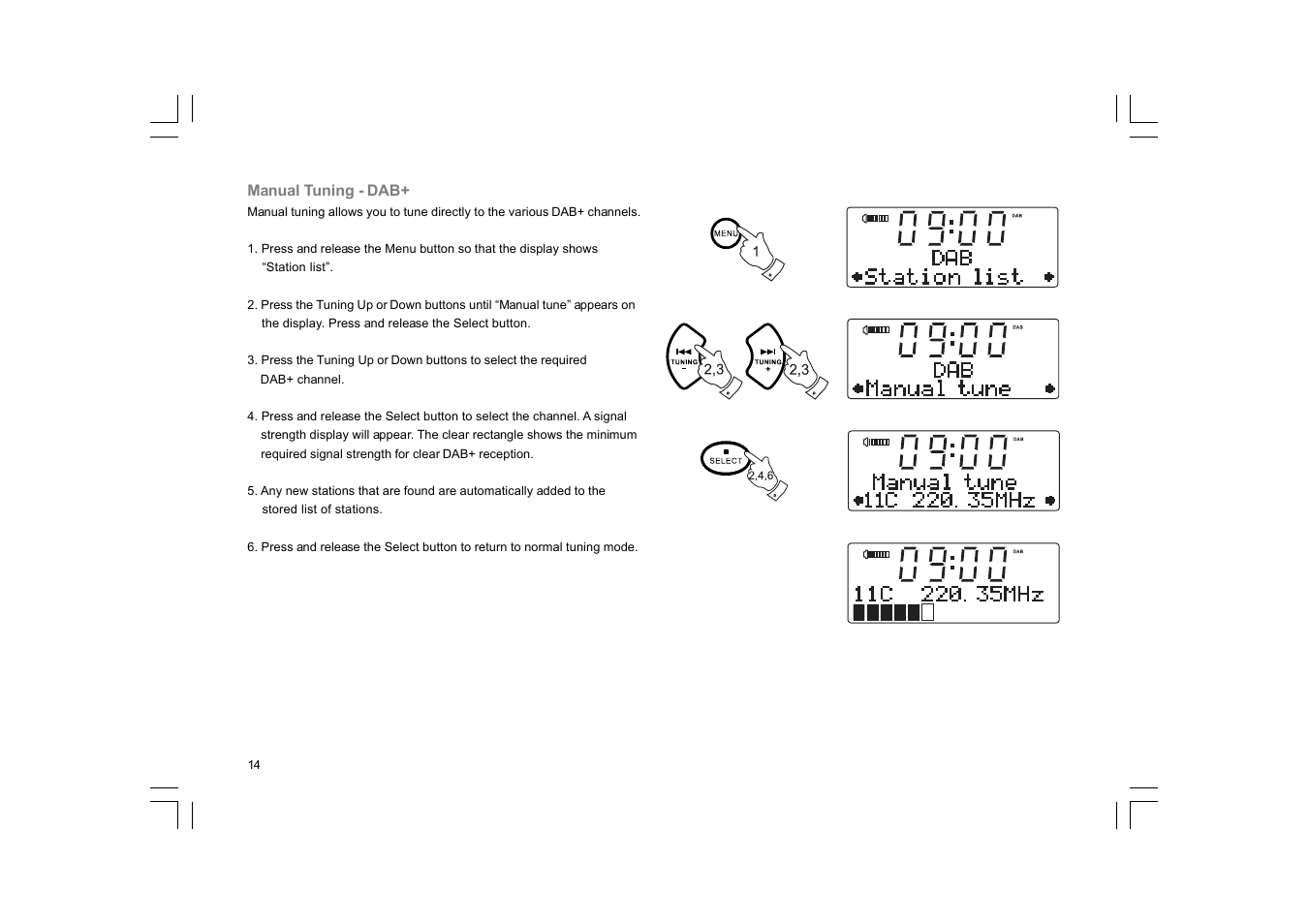 Sangean DDR-43+ (R1) User Manual | Page 16 / 49