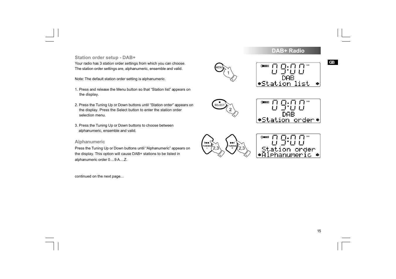 Sangean DDR-43+ (R1) User Manual | Page 17 / 49