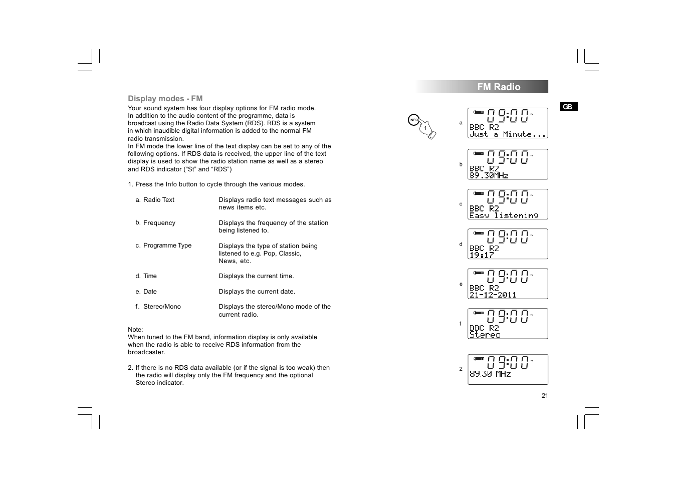 Sangean DDR-43+ (R1) User Manual | Page 23 / 49