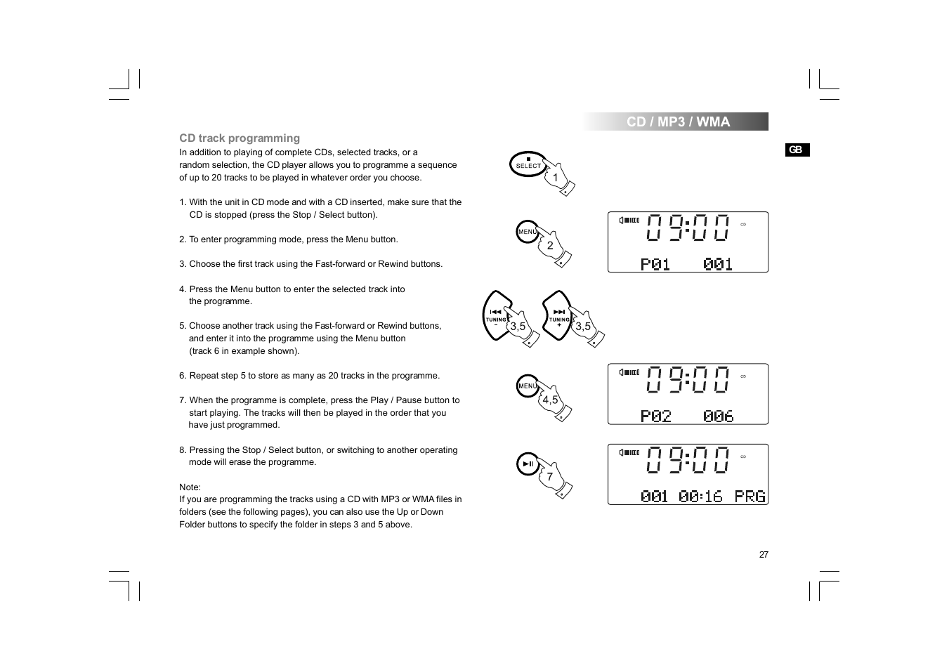 Sangean DDR-43+ (R1) User Manual | Page 29 / 49