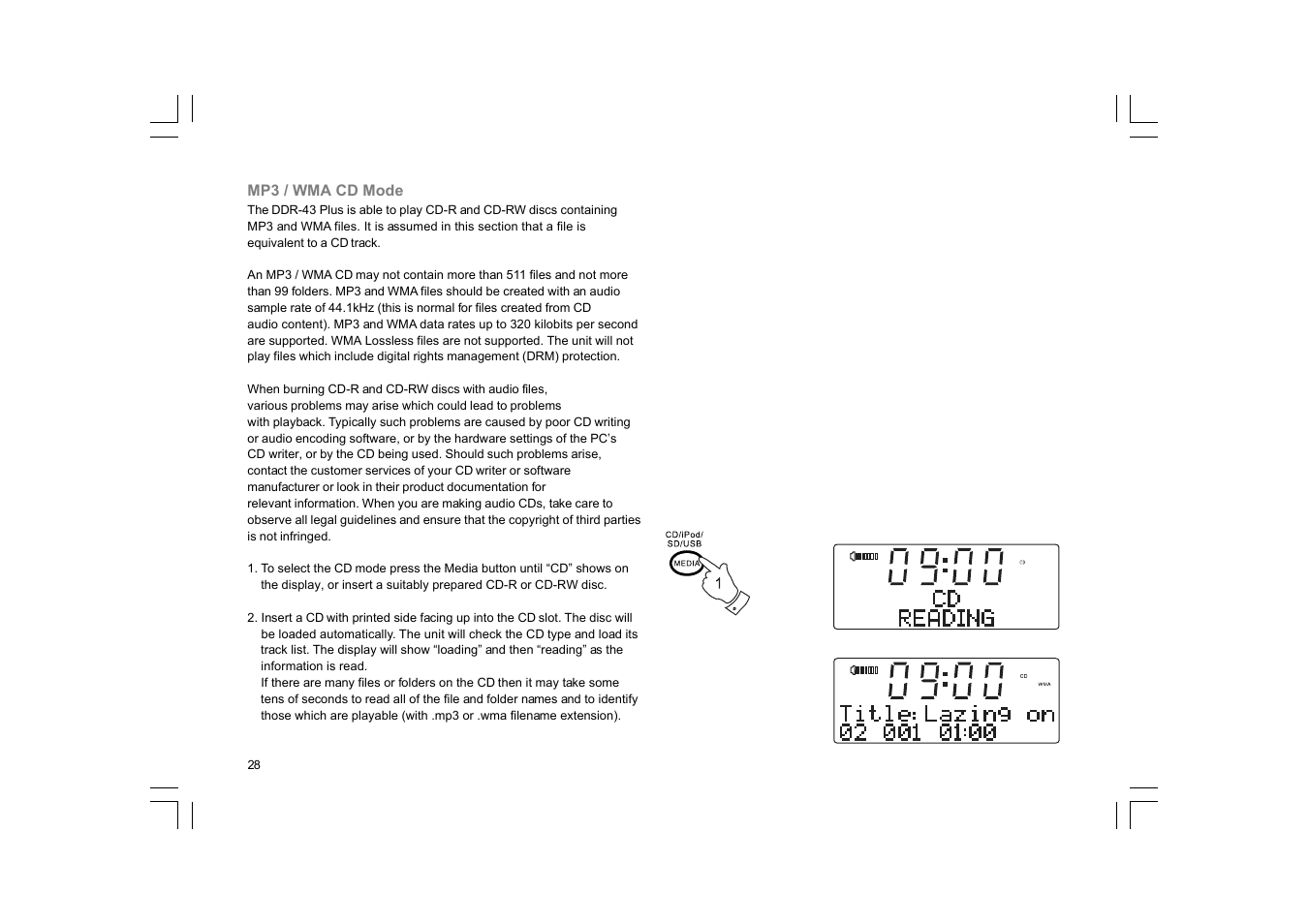 Sangean DDR-43+ (R1) User Manual | Page 30 / 49