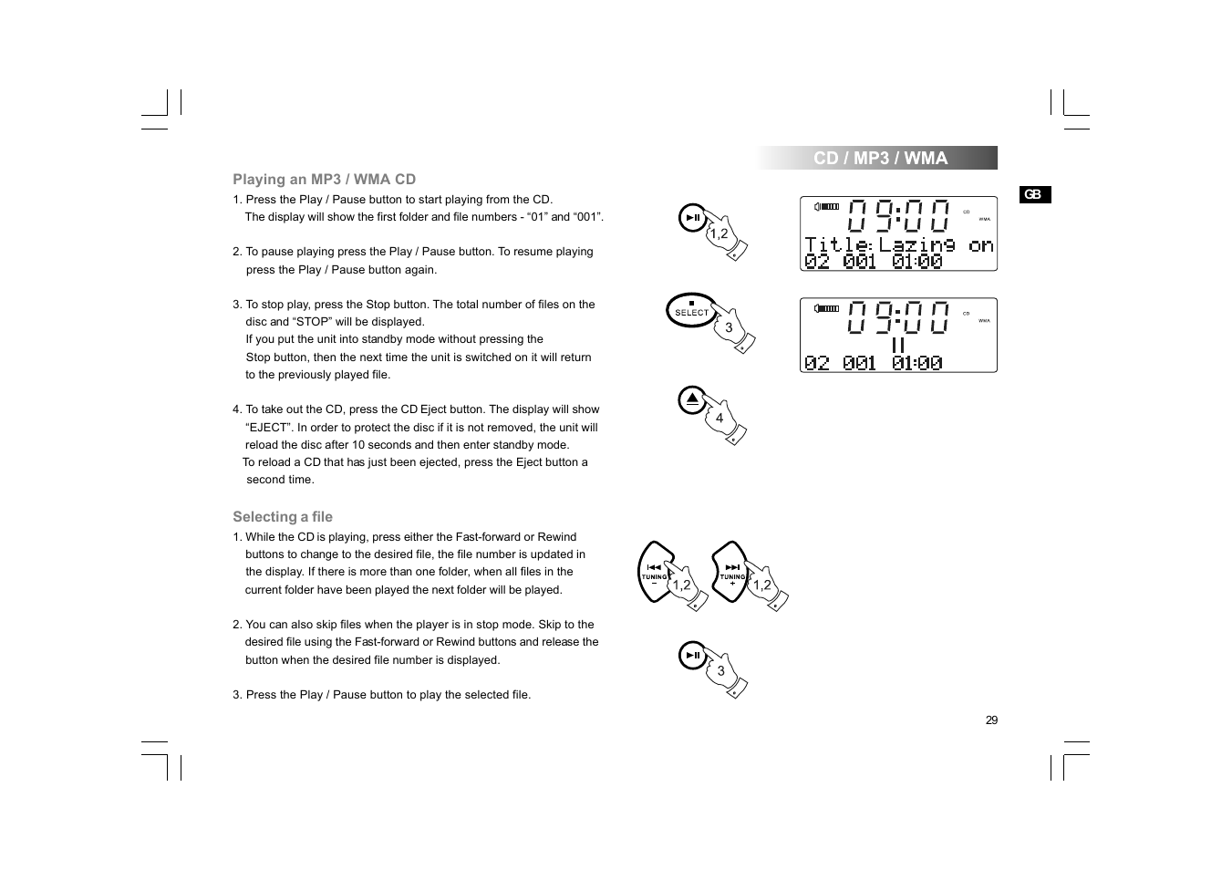 Sangean DDR-43+ (R1) User Manual | Page 31 / 49