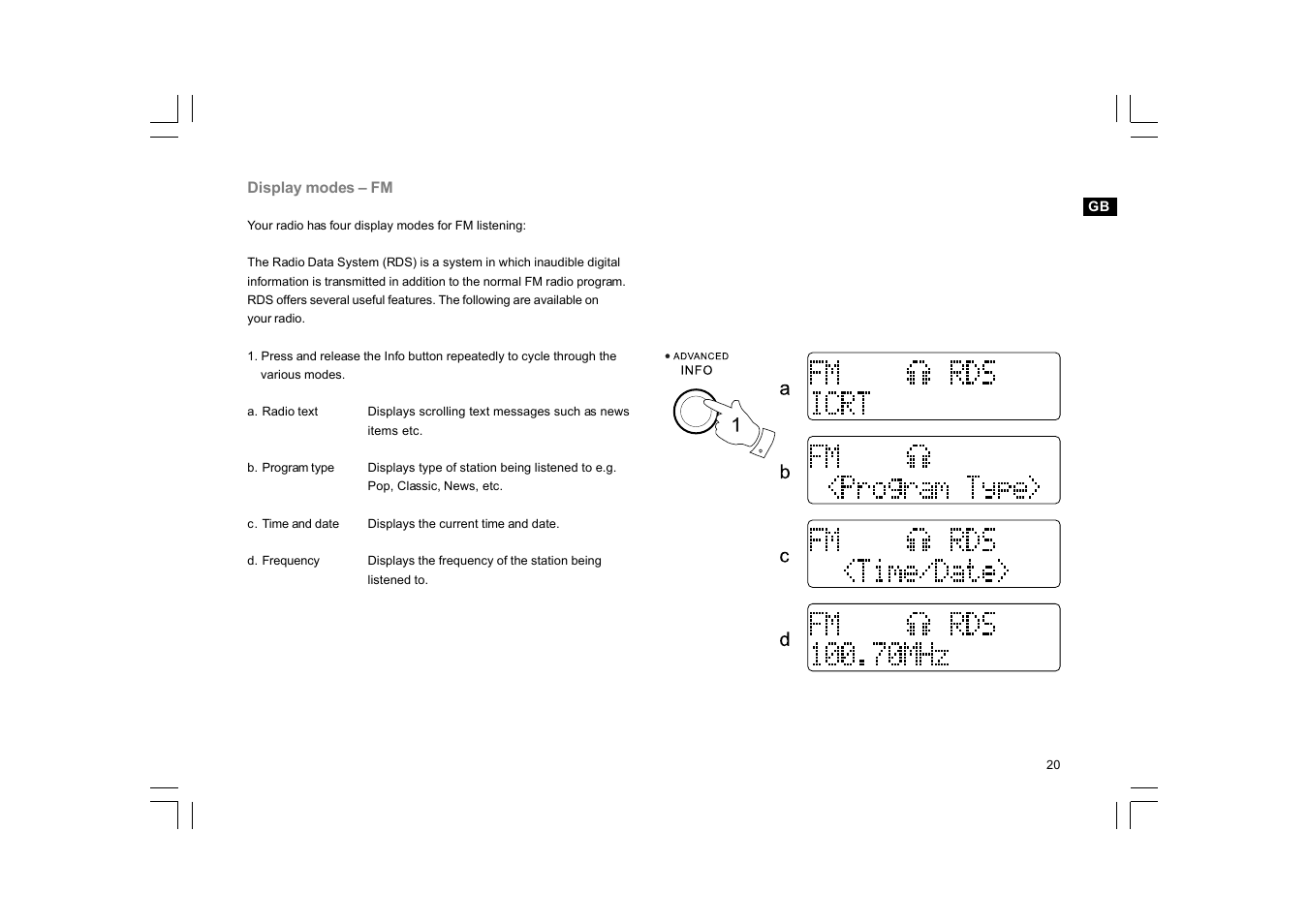 Sangean DPR-17 (V1) User Manual | Page 21 / 31