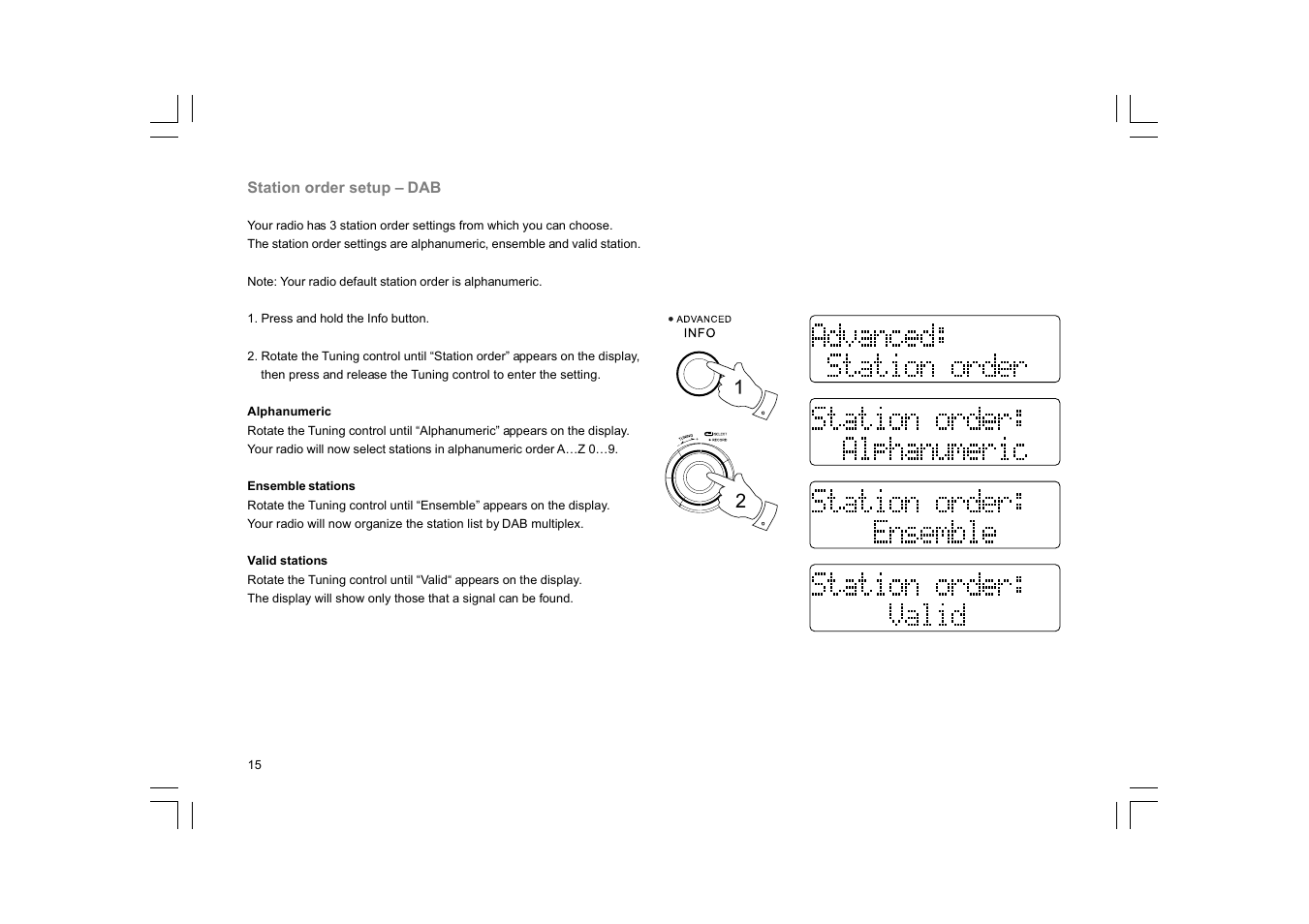 Sangean DPR-17 (R1) User Manual | Page 16 / 31