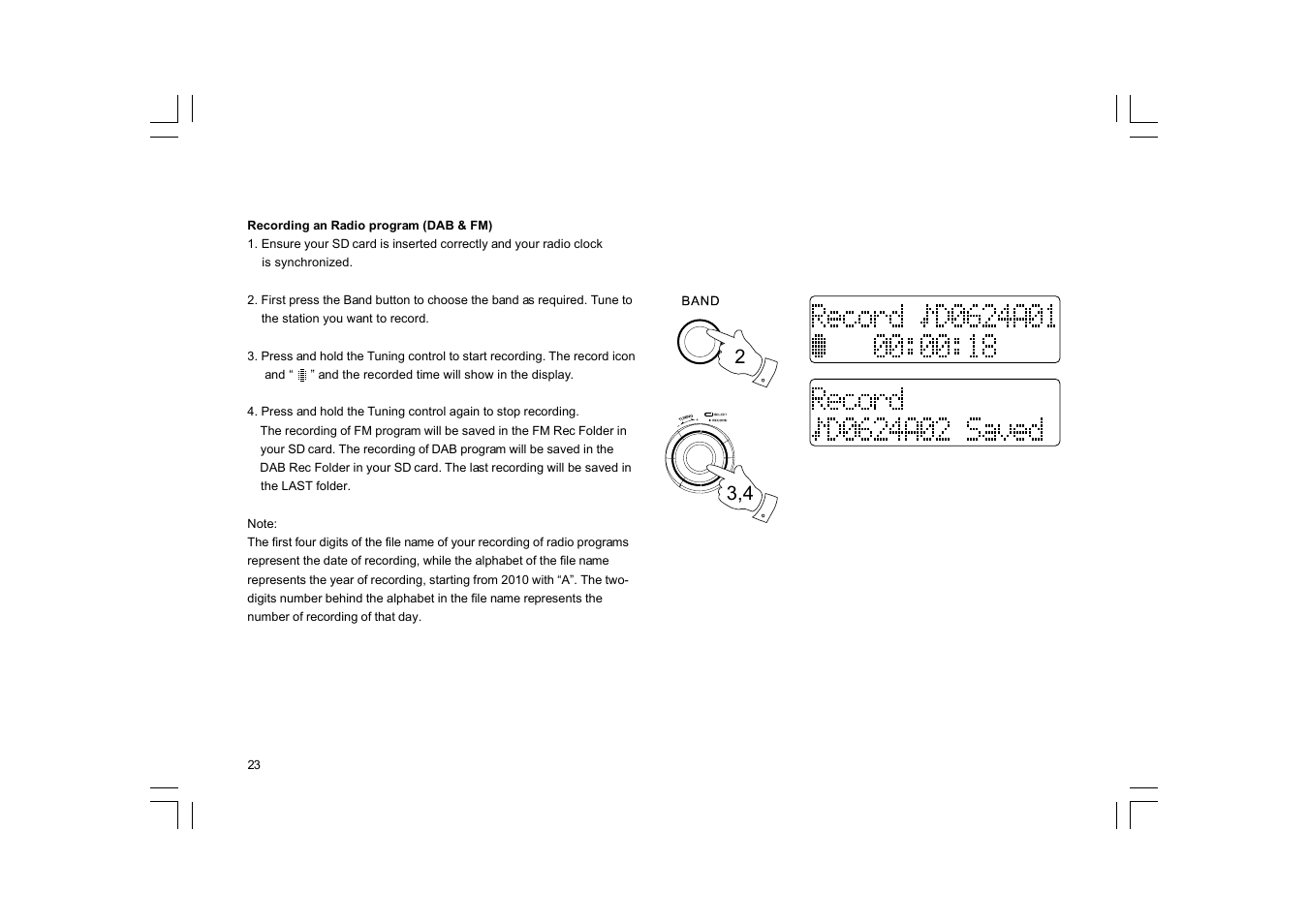 Sangean DPR-17 (R1) User Manual | Page 24 / 31