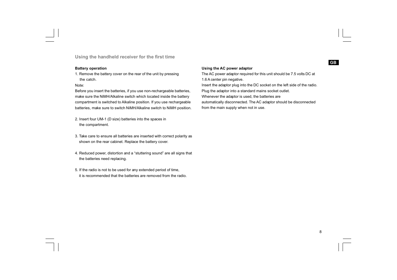Sangean DPR-17 (R1) User Manual | Page 9 / 31