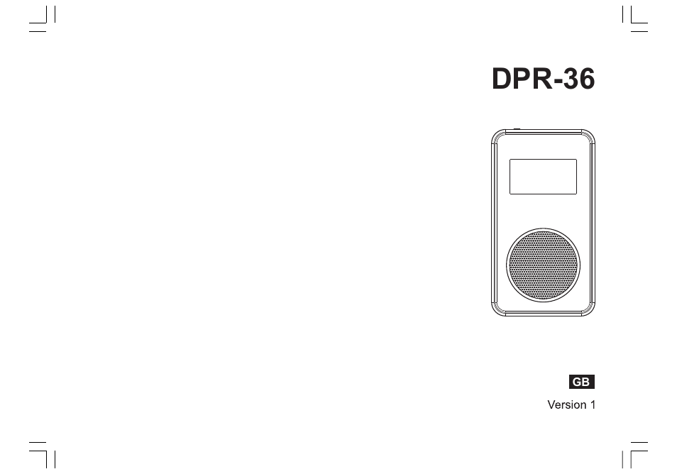 Sangean DPR-36 (V1) User Manual | 25 pages