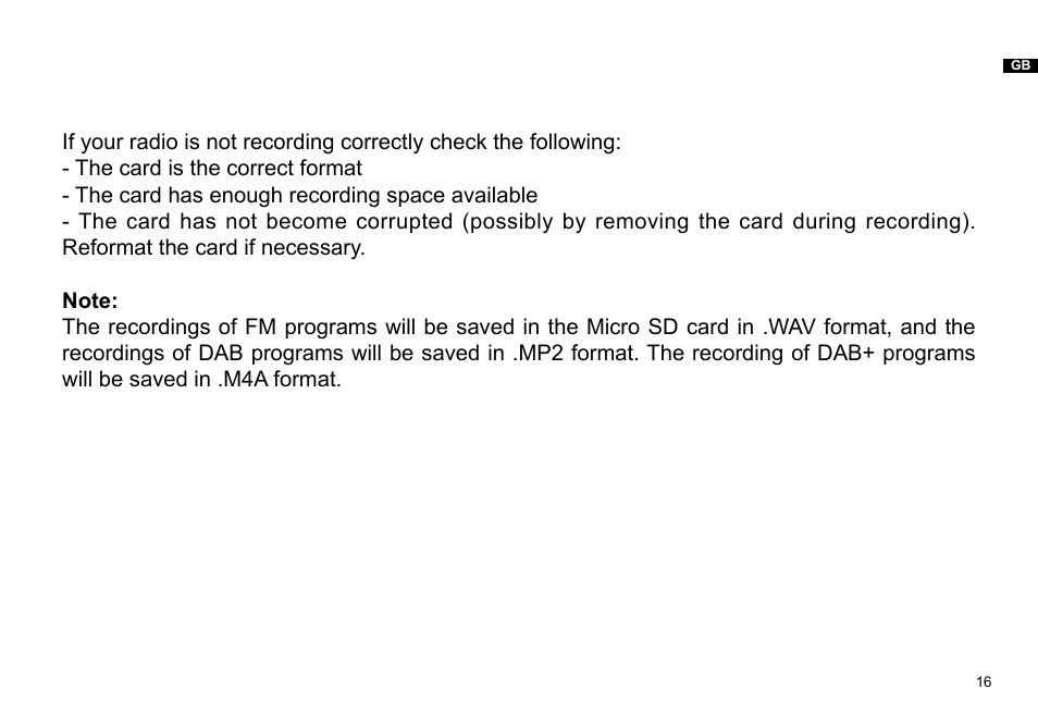 Sangean DPR-36 (V1) User Manual | Page 17 / 25