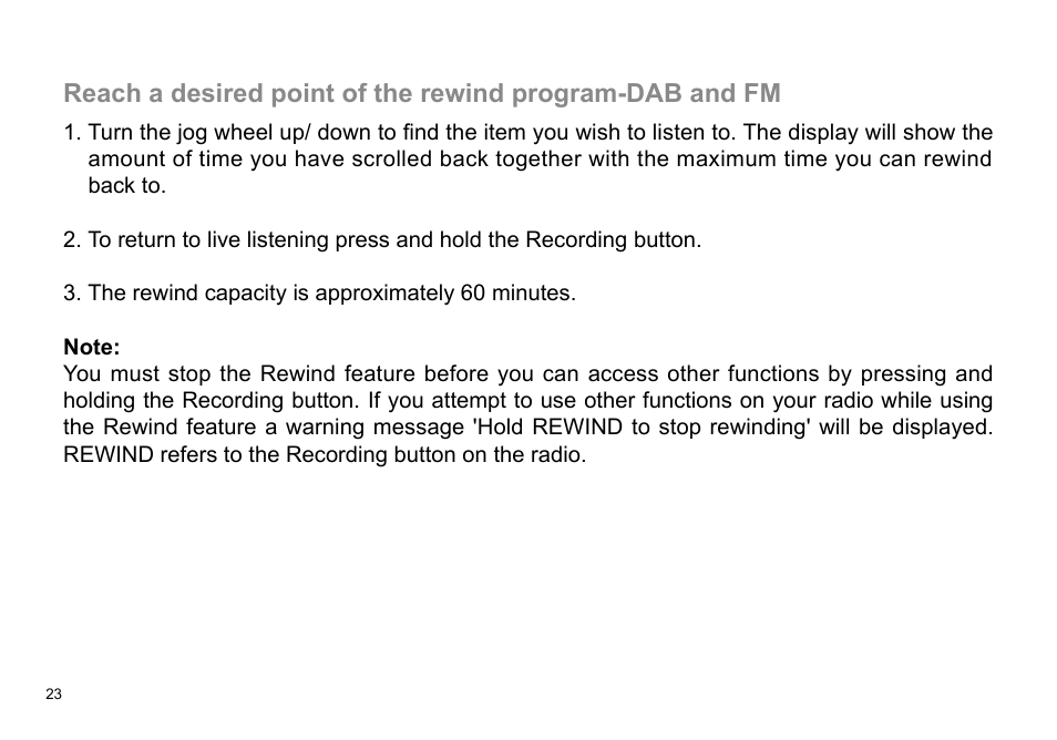 Sangean DPR-36 (V1) User Manual | Page 24 / 25