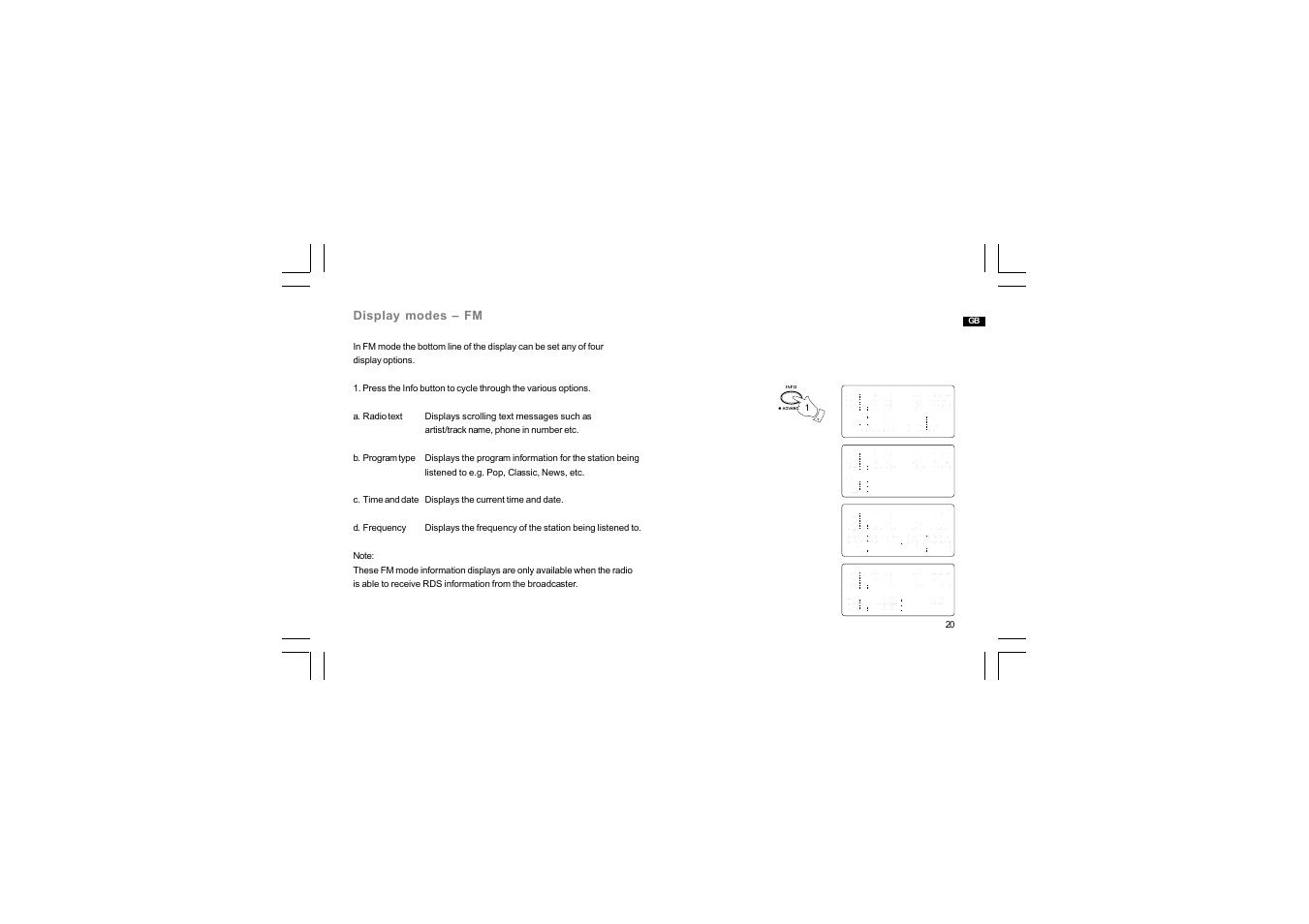 Sangean DPR-65 (V1) User Manual | Page 21 / 31