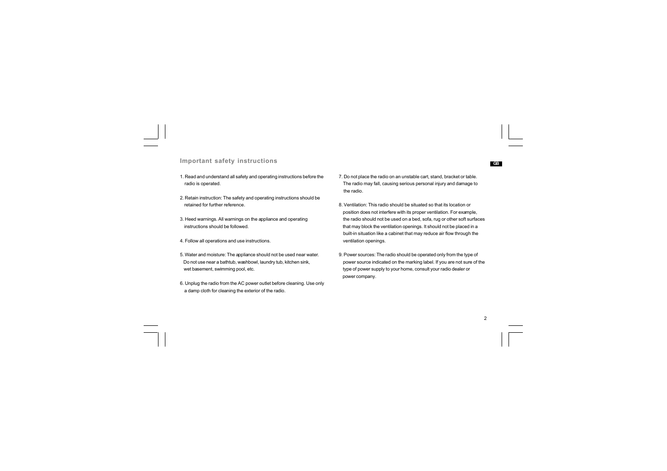 Sangean DPR-65 (V1) User Manual | Page 3 / 31
