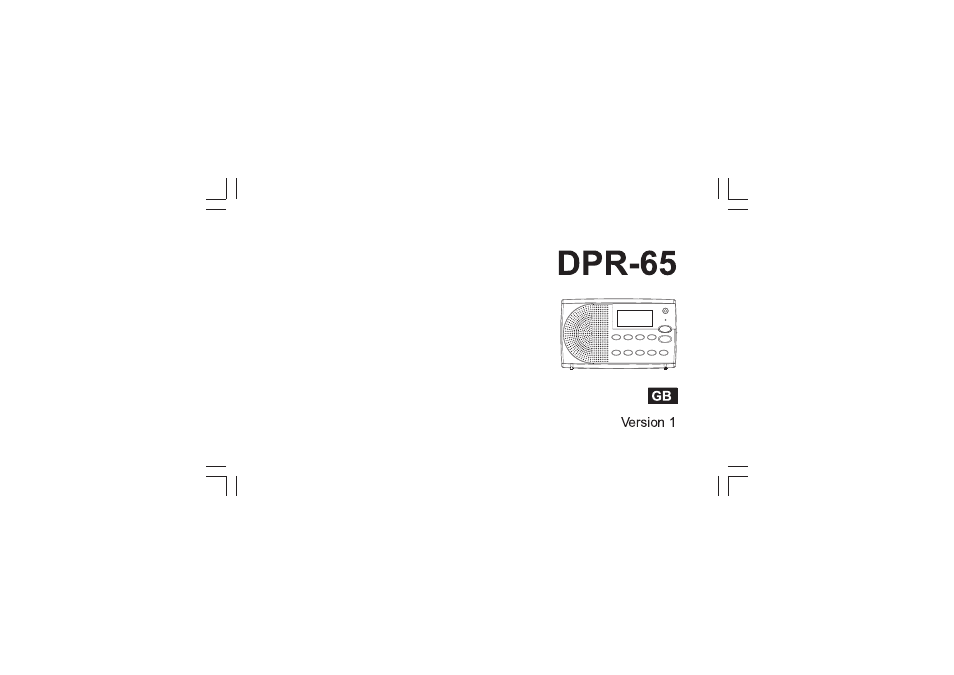 Sangean DPR-65 (V1) User Manual | 32 pages