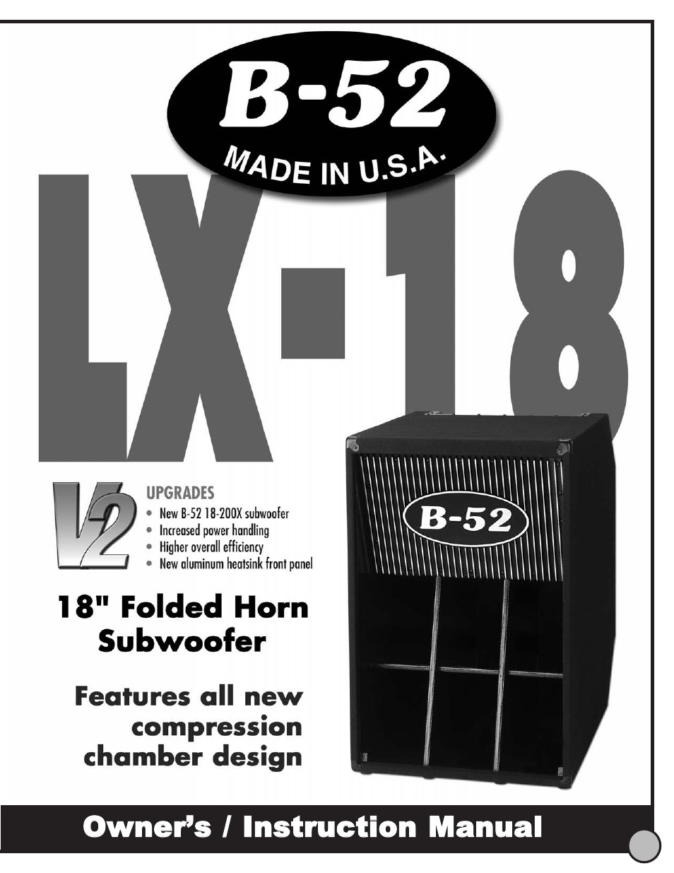 ETI Sound Systems, INC LX-18 User Manual | 4 pages