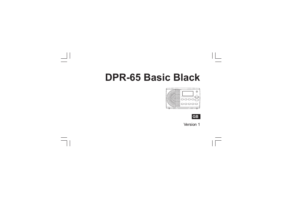 Sangean DPR-65 Basic Black (V1) User Manual | 32 pages