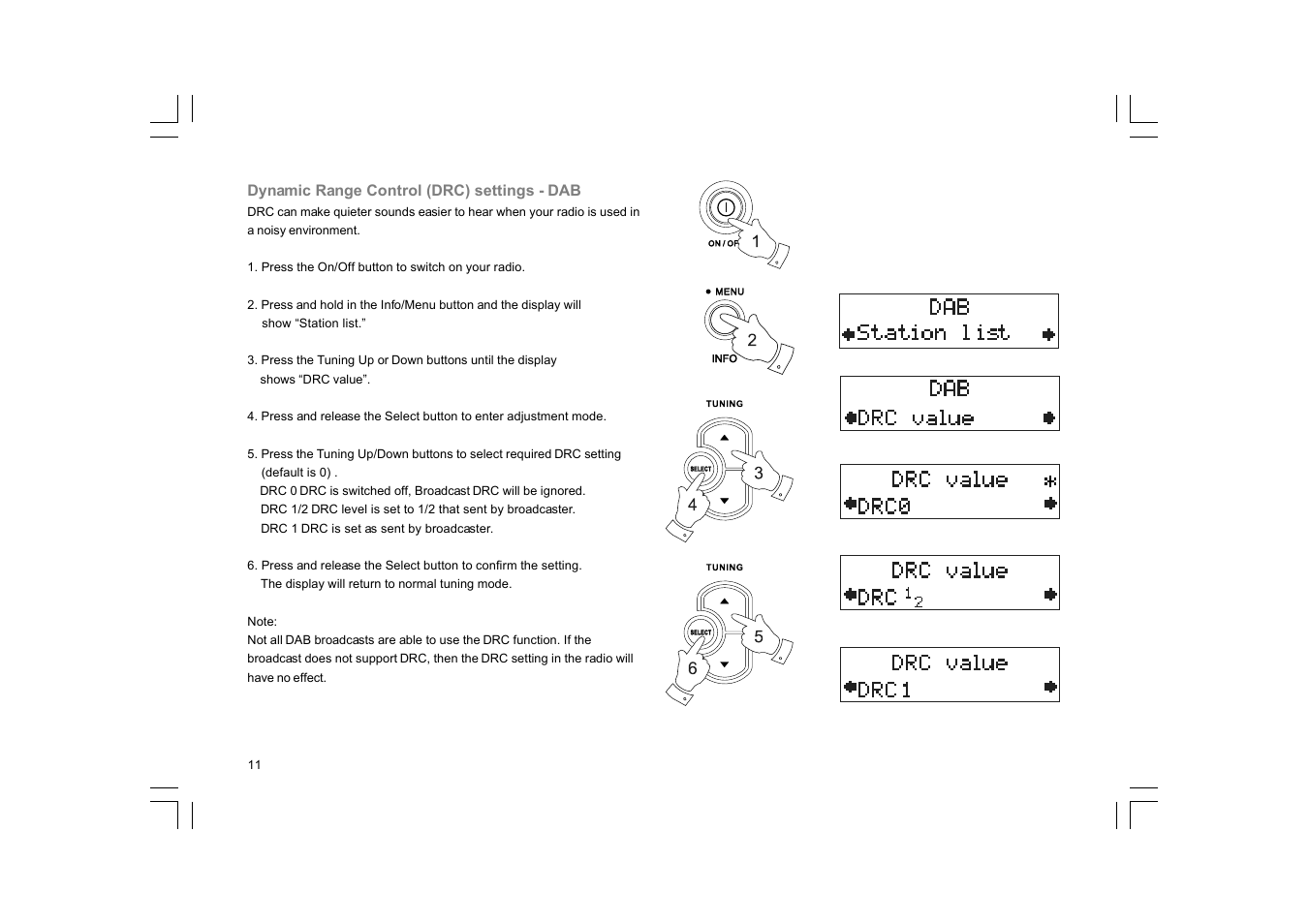 Sangean DPR-99+ (R1) User Manual | Page 12 / 25