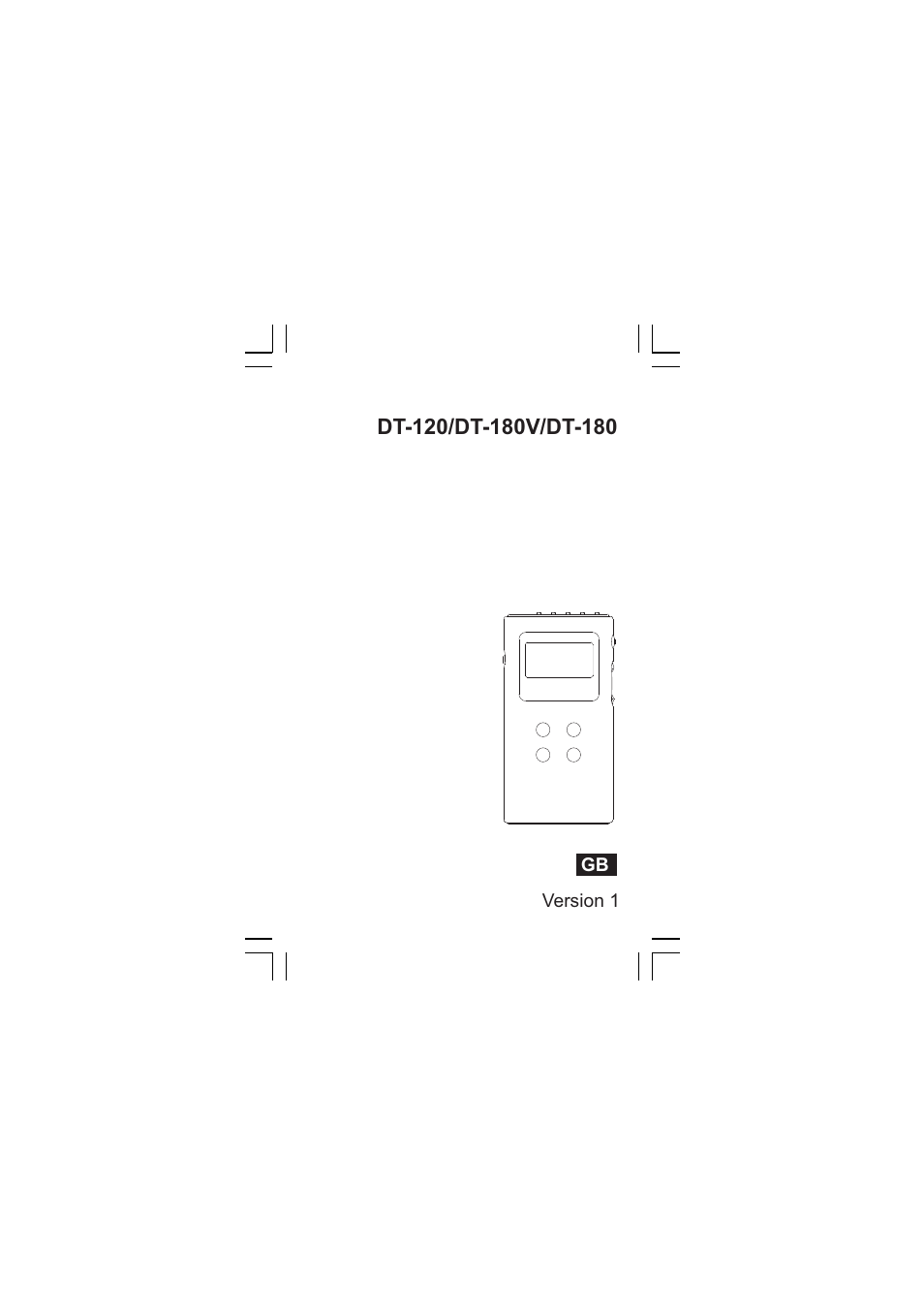 Sangean DT-120 (V1) User Manual | 13 pages