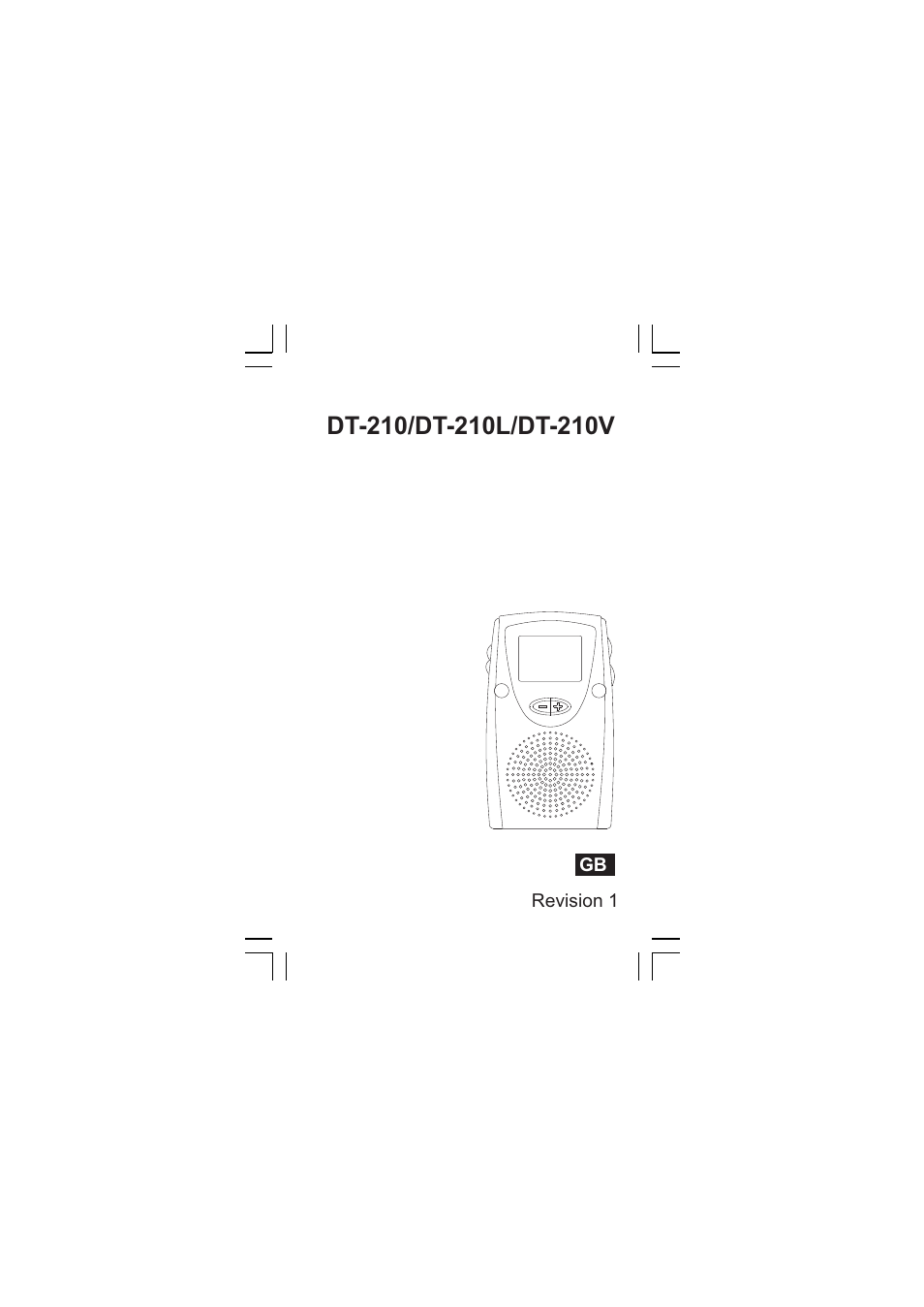 Sangean DT-210 (R1) User Manual | 12 pages