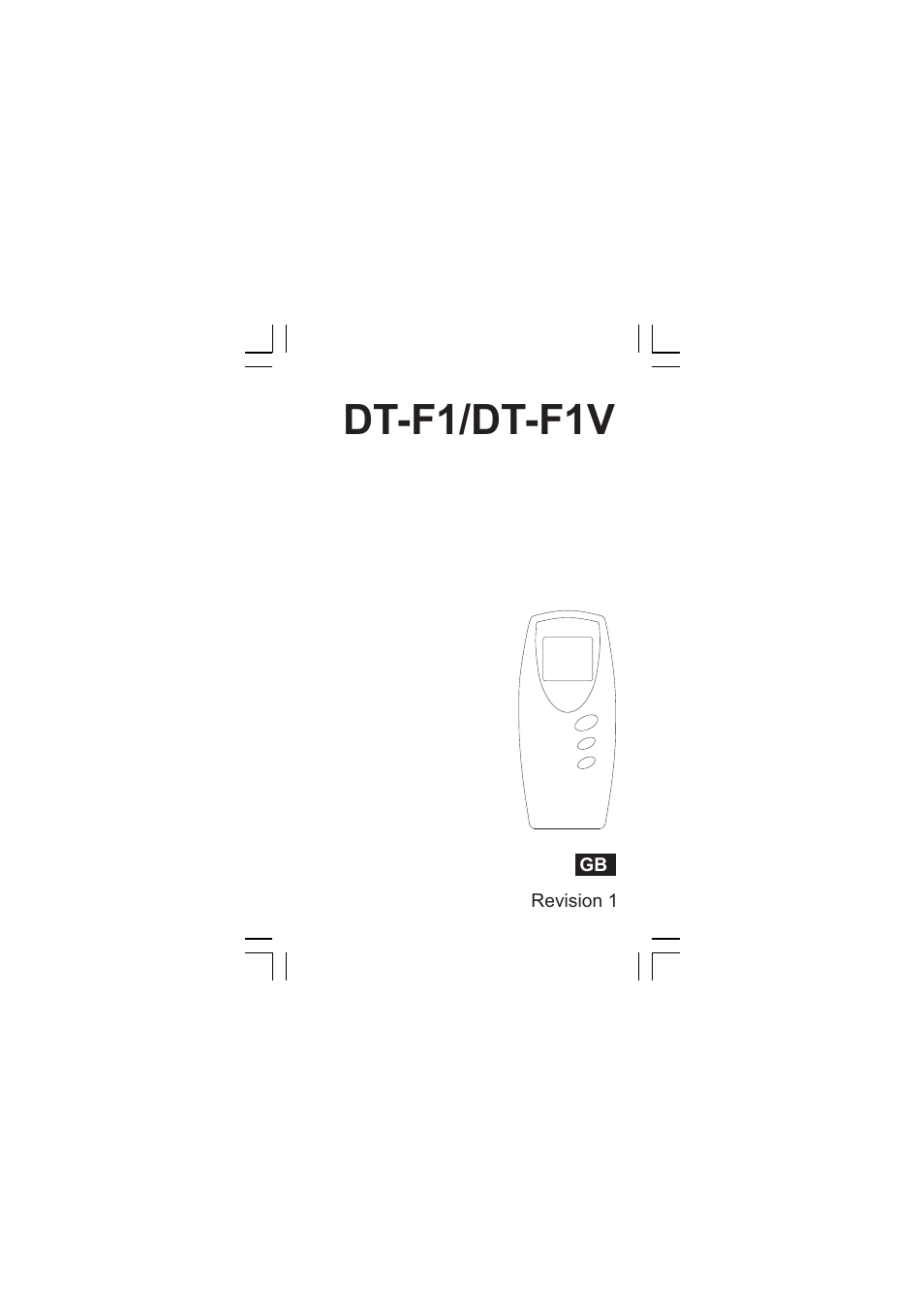 Sangean DT-F1 (R1) User Manual | 13 pages