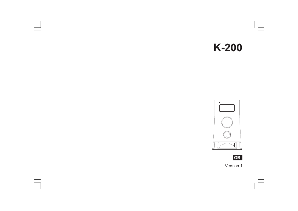 Sangean K-200 (V1) User Manual | 29 pages