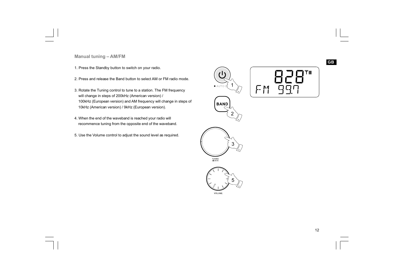 Sangean K-200 (V1) User Manual | Page 13 / 29