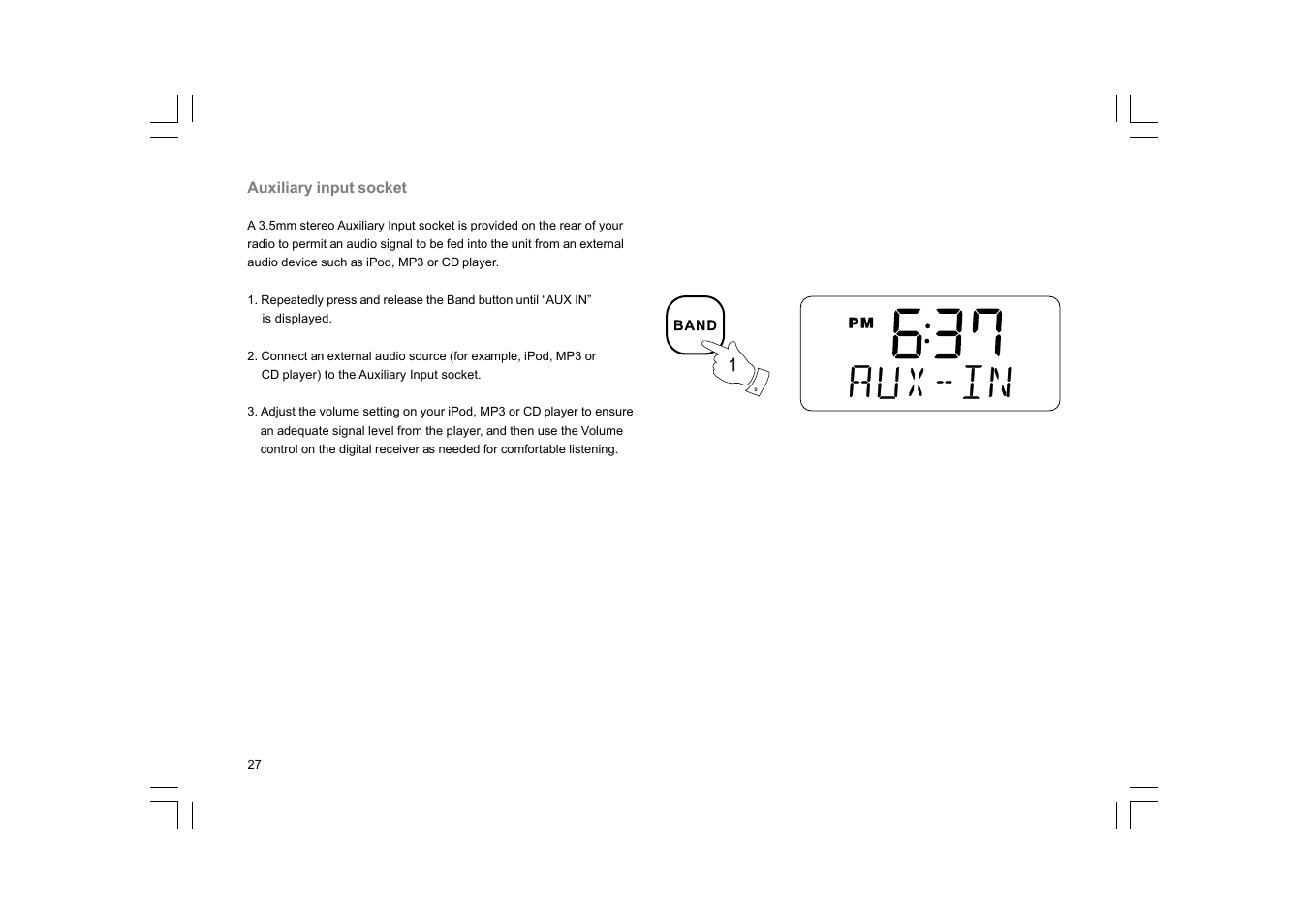 Sangean K-200 (V1) User Manual | Page 28 / 29