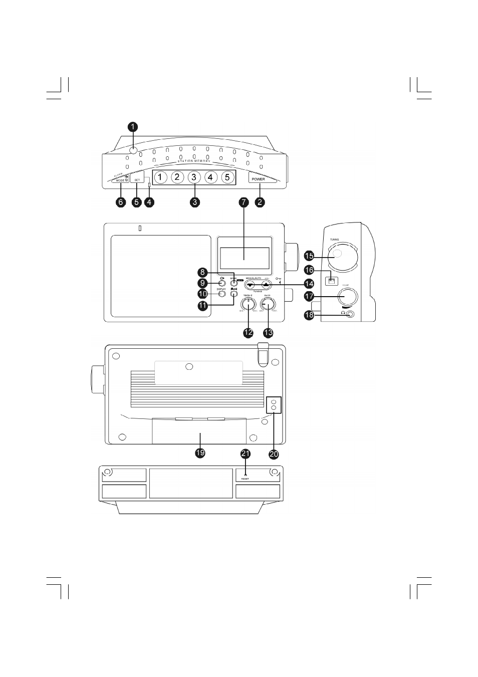 Sangean PR-D3L (V1) User Manual | Page 6 / 15