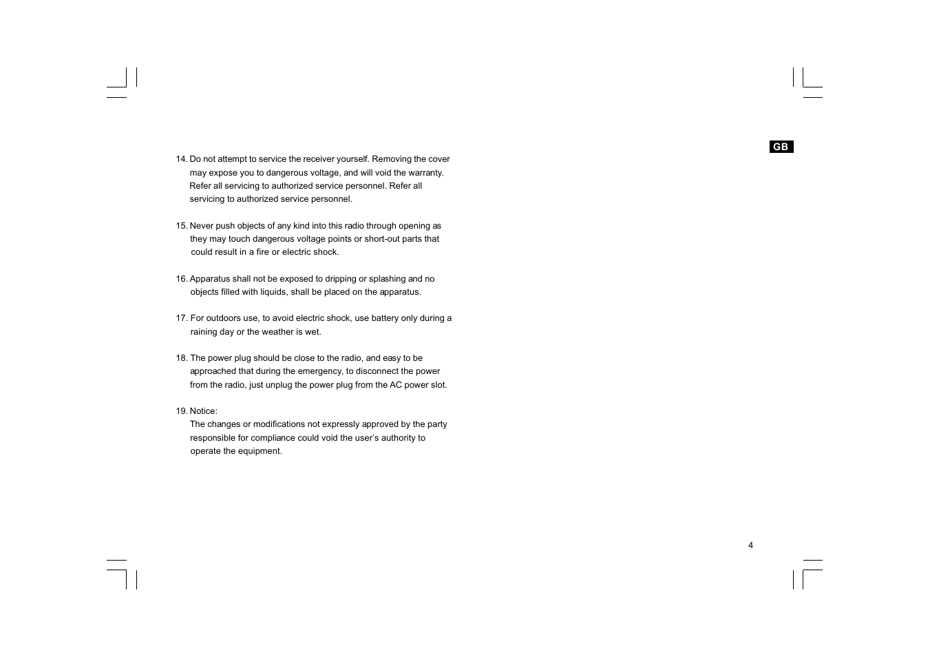 Sangean RCR-10 User Manual | Page 5 / 39